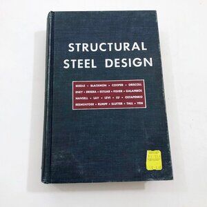 Structural Steel Design 1964 Engineering Construction Ronald Press Vintage HC